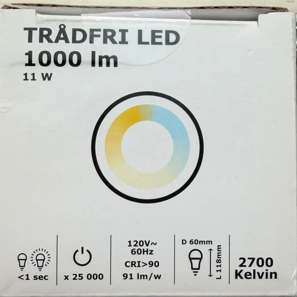💡 IKEA 💡 TRÅDFRI LED Bulb - White - Picture 2 of 6
